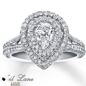 Neil lane pear engagement ring